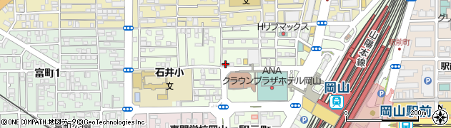 タイムズカー岡山駅西口店周辺の地図