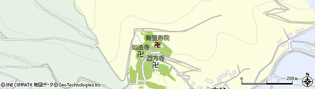 無量寿院周辺の地図