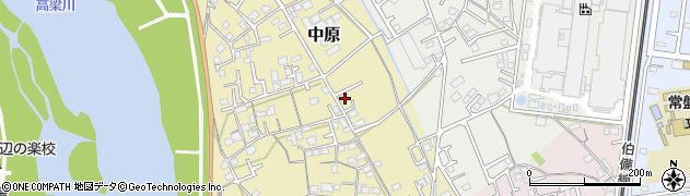 岡山県総社市中原828周辺の地図