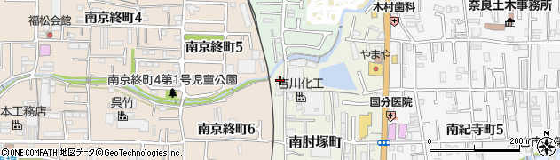 奈良県奈良市南肘塚町48周辺の地図