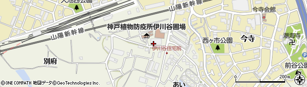 兵庫県神戸市西区伊川谷町別府717周辺の地図