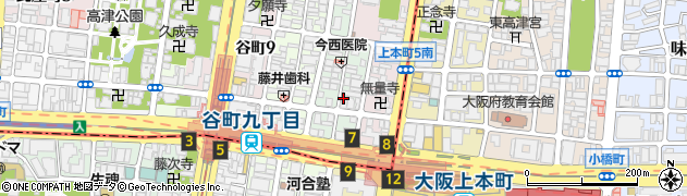 全家研ポピー大阪中央支部周辺の地図