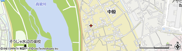 岡山県総社市中原888周辺の地図