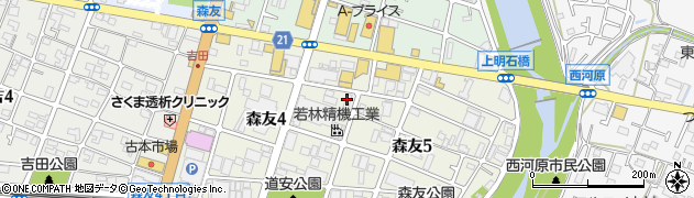 丸福住宅株式会社周辺の地図