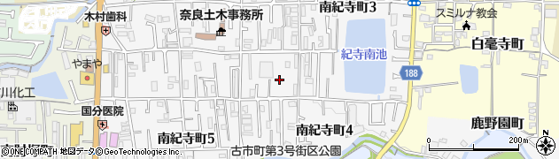 南紀寺町街区公園周辺の地図