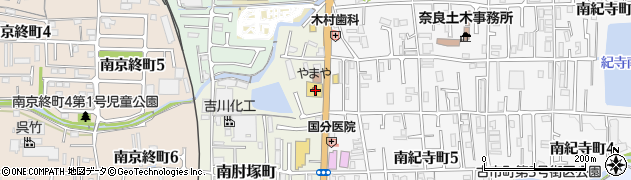 奈良県奈良市南肘塚町204周辺の地図