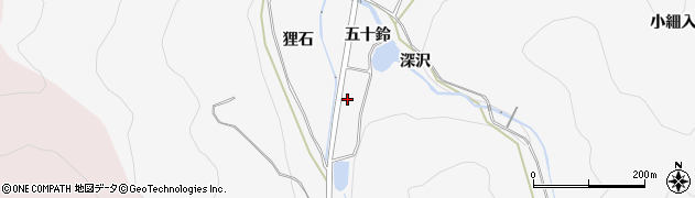 愛知県田原市仁崎町（五十鈴）周辺の地図