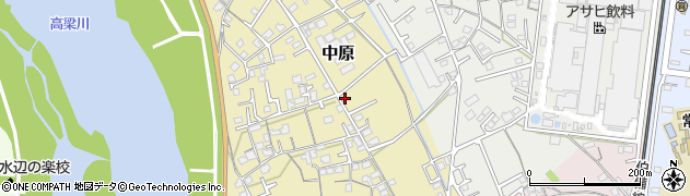 岡山県総社市中原834周辺の地図