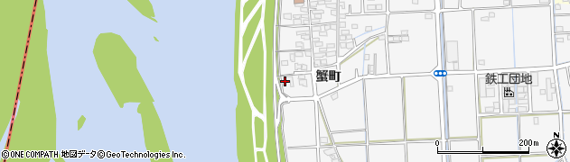 静岡県磐田市掛塚蟹町1525周辺の地図