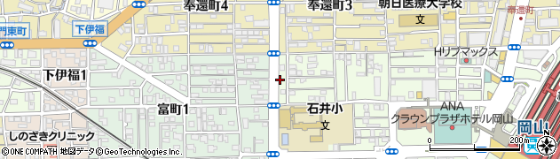 岡山県岡山市北区寿町11周辺の地図