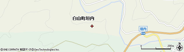 三重県津市白山町垣内周辺の地図