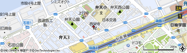 西栄寺周辺の地図