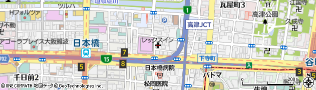 大阪府大阪市中央区高津2丁目4-13周辺の地図