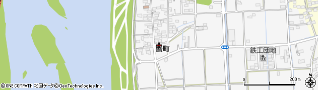静岡県磐田市掛塚蟹町1542周辺の地図