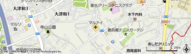 マルアイ神戸学院前店周辺の地図