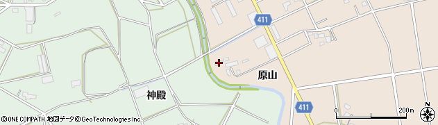 愛知県豊橋市西赤沢町（原山）周辺の地図