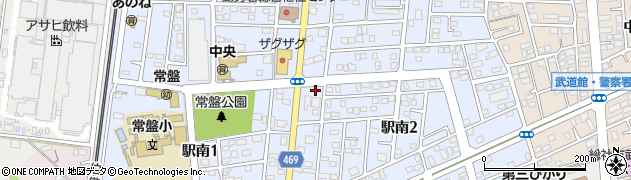 岡山県総社市駅南周辺の地図