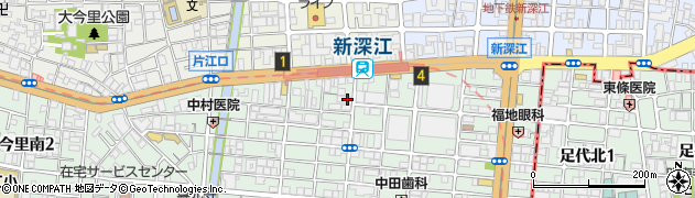 医療法人公道会 新深江クリニックデイケアセンター周辺の地図