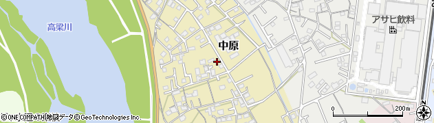 岡山県総社市中原880周辺の地図
