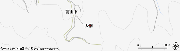 愛知県田原市仁崎町大繁周辺の地図