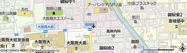 大阪信用保証協会　東大阪支店・保証２課周辺の地図