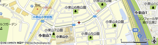小束山小学校周辺の地図
