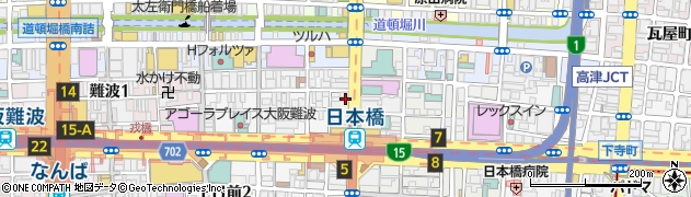 松屋 日本橋店周辺の地図