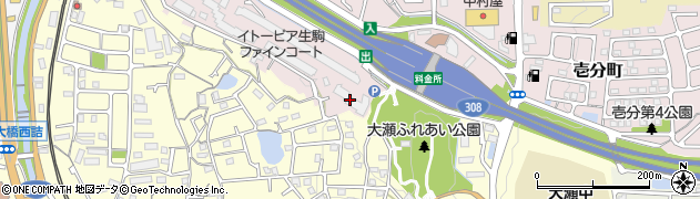 イトーピア生駒ファインコート東棟周辺の地図