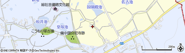 岡山県総社市下林1672周辺の地図