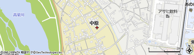 岡山県総社市中原837周辺の地図