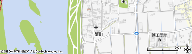 静岡県磐田市掛塚蟹町1456周辺の地図