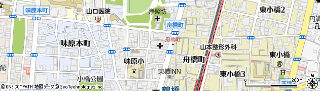 大阪府大阪市天王寺区味原町2周辺の地図