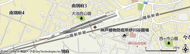 兵庫県神戸市西区伊川谷町別府562周辺の地図