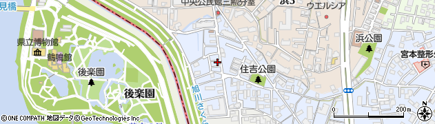 岡山県岡山市中区国富1045周辺の地図