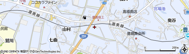 愛知県田原市豊島町釜鋳硲133周辺の地図