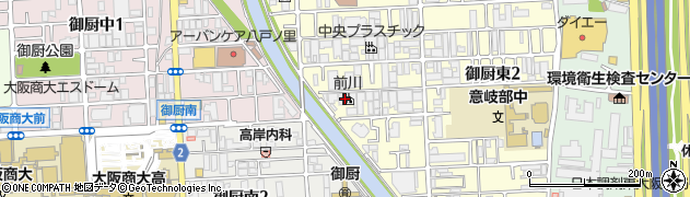 前川株式会社周辺の地図
