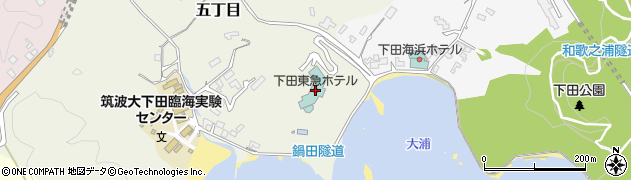 下田東急ホテル周辺の地図