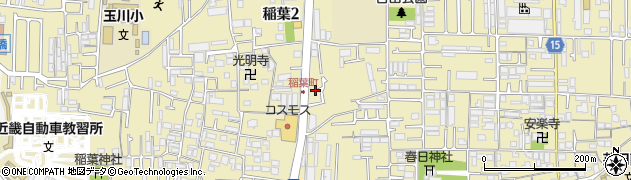 大阪府東大阪市稲葉2丁目5-55周辺の地図