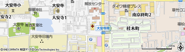 ジェームス奈良大安寺店周辺の地図