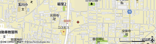 大阪府東大阪市稲葉2丁目5周辺の地図