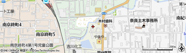 奈良県奈良市南肘塚町213周辺の地図