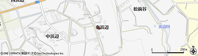 愛知県豊橋市西七根町（東浜辺）周辺の地図