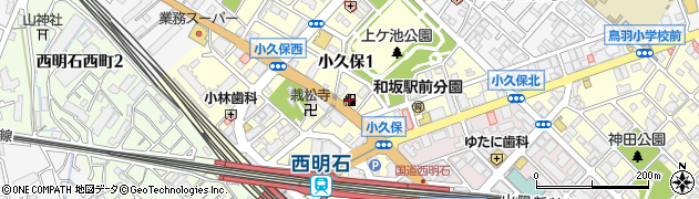 ａｐｏｌｌｏｓｔａｔｉｏｎセルフ西明石ＳＳ周辺の地図