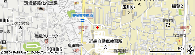 東大阪市立会館文化会館周辺の地図