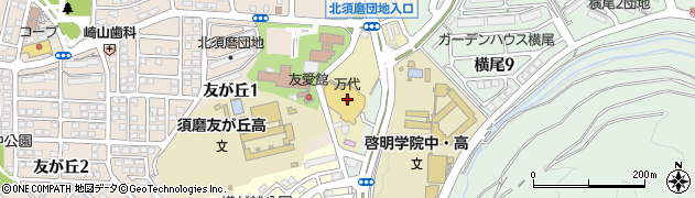 西松屋北須磨店周辺の地図