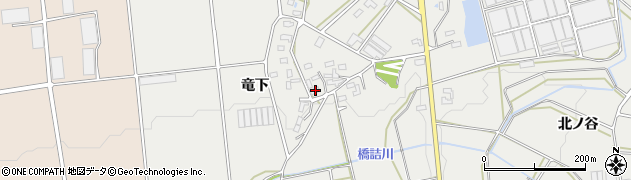 愛知県豊橋市東赤沢町竜下172周辺の地図