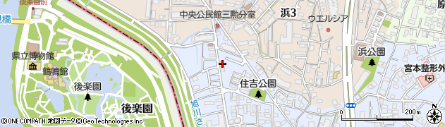 岡山県岡山市中区国富1037周辺の地図
