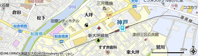 カラオケＪＯＹＪＯＹ＆上海闘龍門　田原神戸店周辺の地図