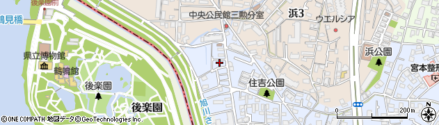 岡山県岡山市中区国富1043周辺の地図