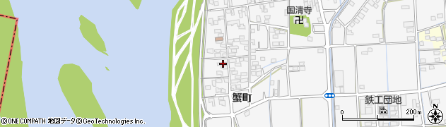 静岡県磐田市掛塚蟹町1471周辺の地図